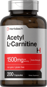 Horbäach Acetyl L-Carnitine 1500mg - 200 Capsules