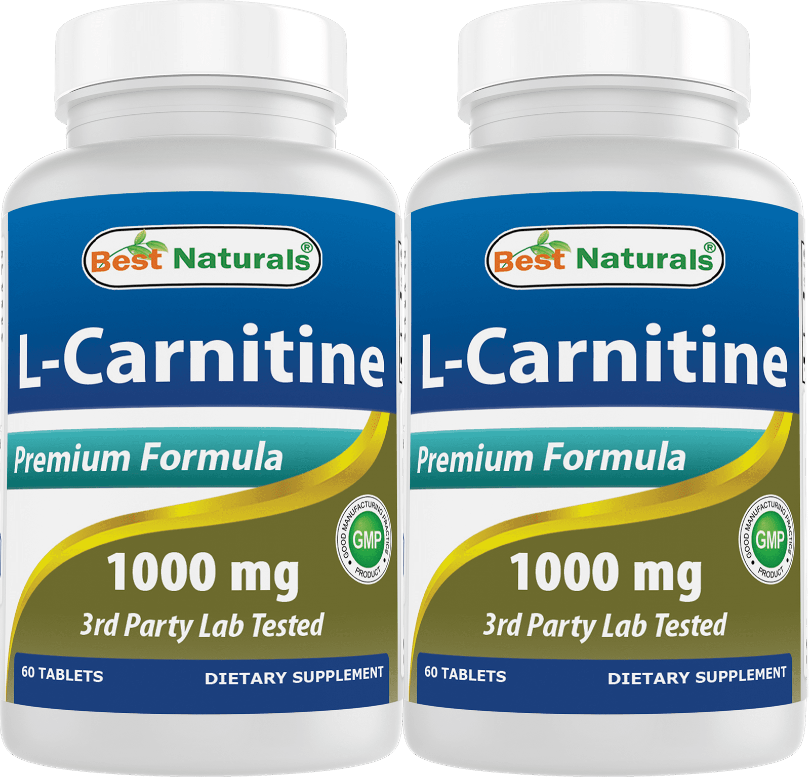 Best Naturals L-Carnitine 1000mg, 60 Tablets