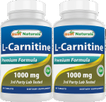 Best Naturals L-Carnitine 1000mg, 60 Tablets