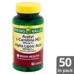 Spring Valley Acetyl L-Carnitine and Alpha Lipoic Acid
