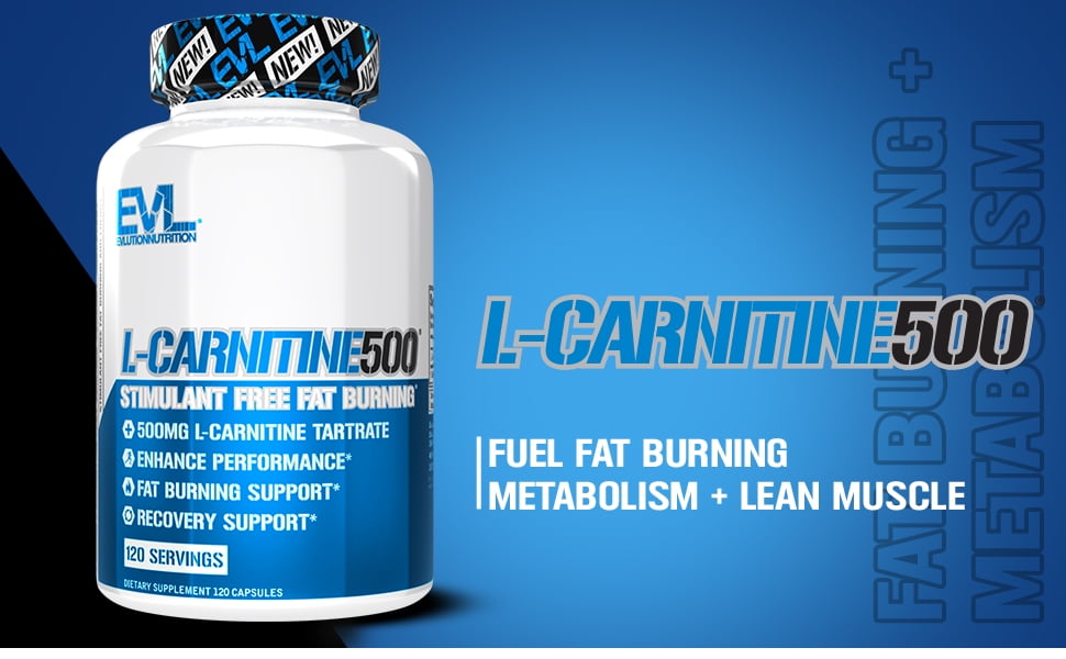 Evlution Nutrition L-Carnitine 500mg Capsules