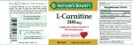 Nature’s Bounty L-Carnitine 500 mg Caplets