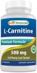 L-Carnitine 500 MG Capsules by Best Naturals