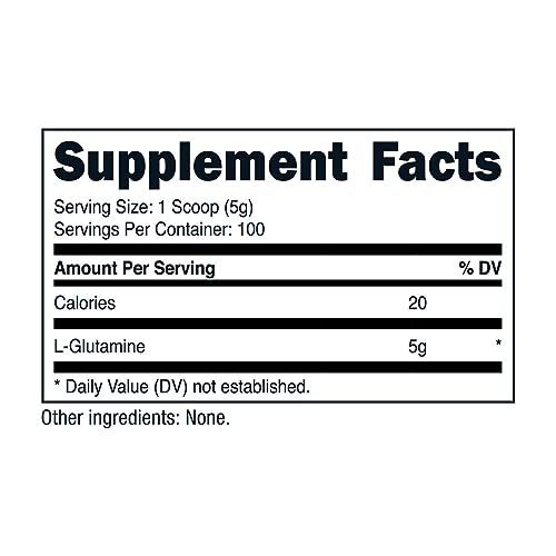 Nutricost L-Glutamine Powder - 500g Intra-Workout Aid