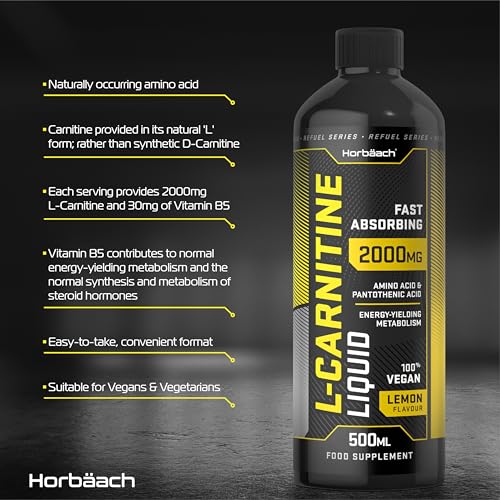 High Strength L-Carnitine Liquid 2000mg - Lemon Flavor