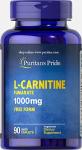 Puritan's Pride L-Carnitine 1000 mg, 90 Caplets