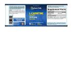 Puritan's Pride L-Carnitine 1000 mg, 90 Caplets