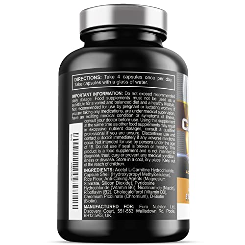 Acetyl L-Carnitine 2000mg Capsules with Nutrients