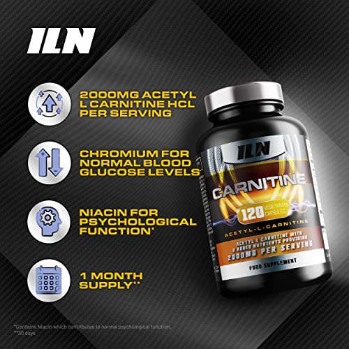 Acetyl L-Carnitine 2000mg Capsules with Nutrients