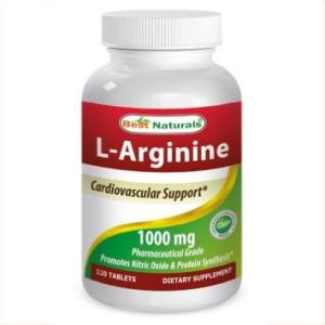 Best Naturals L-Arginine 1000mg, 120 Capsules