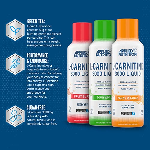 Applied Nutrition L-Carnitine Liquid Energy Boost, Vegan
