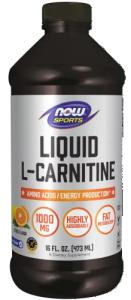 NOW Sports L-Carnitine Liquid 1000 mg Citrus
