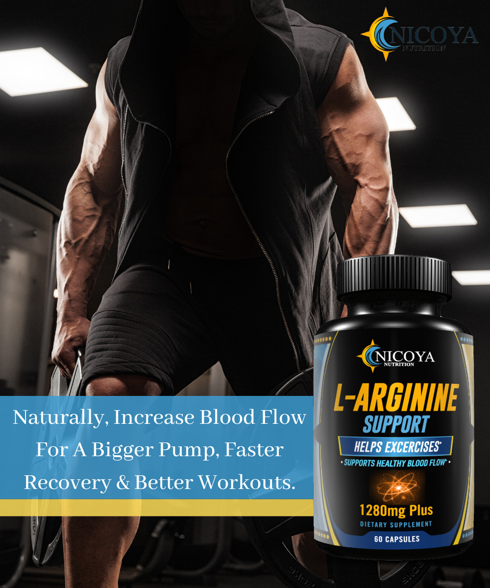 L-Arginine Nitric Oxide Muscle Booster Supplement