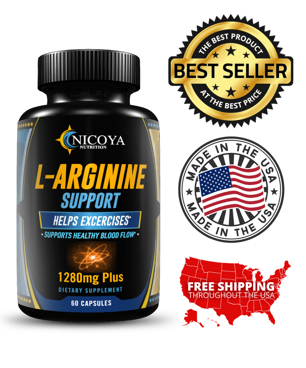 L-Arginine Nitric Oxide Muscle Booster Supplement