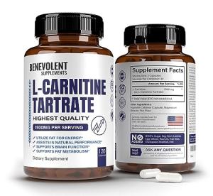 L-Carnitine Tartrate 1500mg Energy & Metabolism Boost