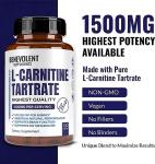 L-Carnitine Tartrate 1500mg Energy & Metabolism Boost