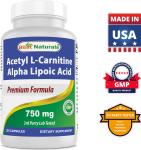 Acetyl L-Carnitine & Alpha Lipoic Acid 750 mg Capsules