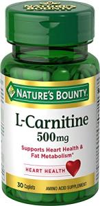 Nature’s Bounty L-Carnitine 500 mg Caplets