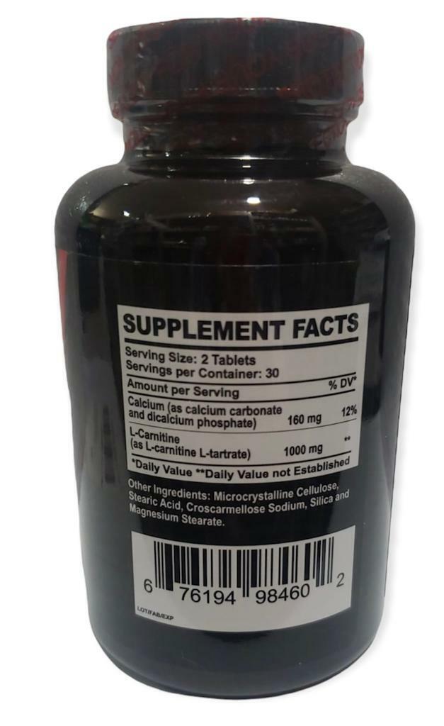 Best Naturals L-Carnitine 1000mg Energy Booster 60 Caps