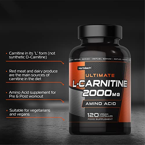 L-Carnitine 2000mg Capsules | Keto Friendly