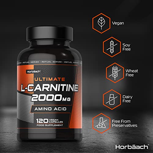 L-Carnitine 2000mg Capsules | Keto Friendly