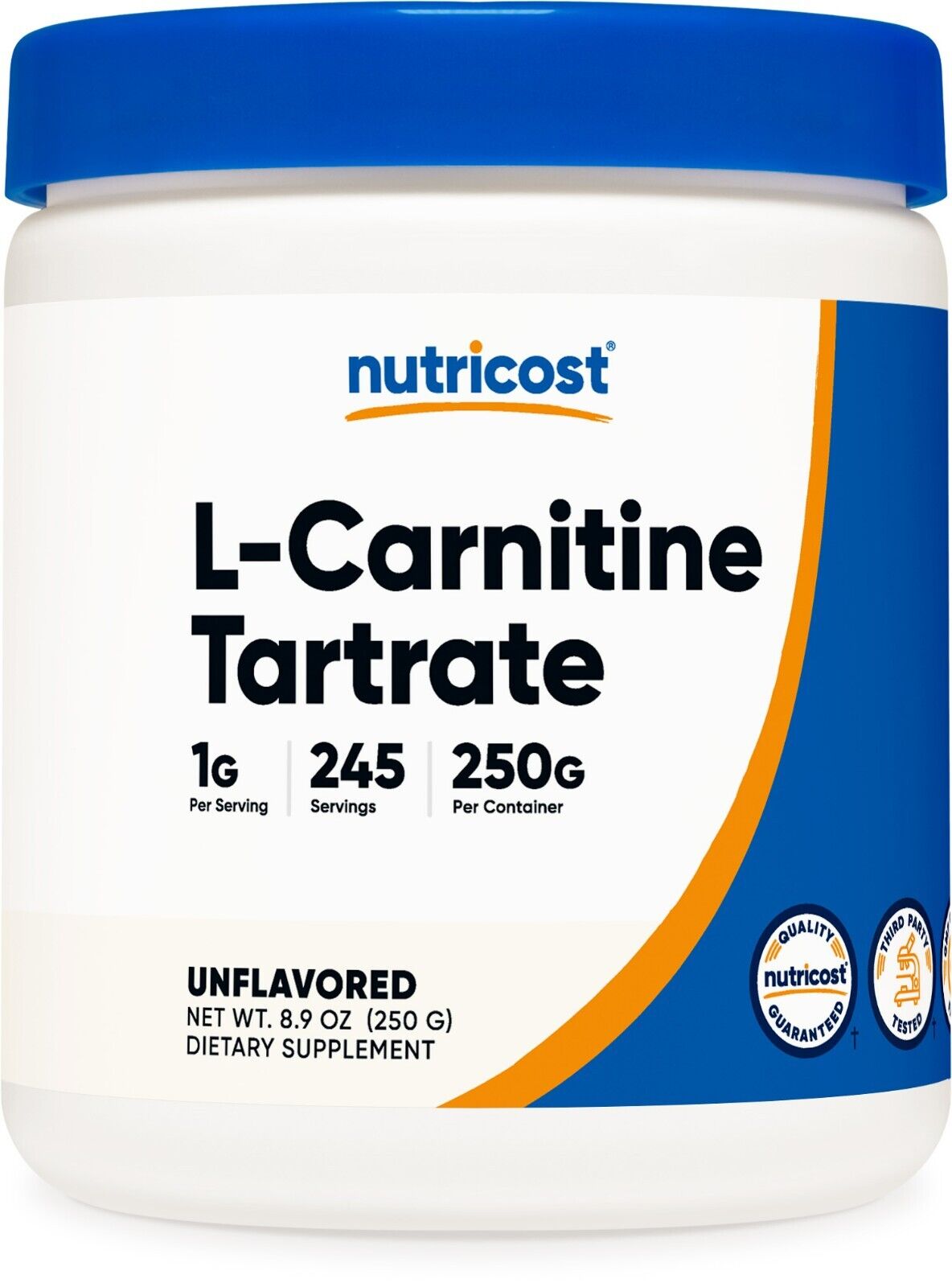Nutricost L-Carnitine Tartrate 500mg, 120 Capsules