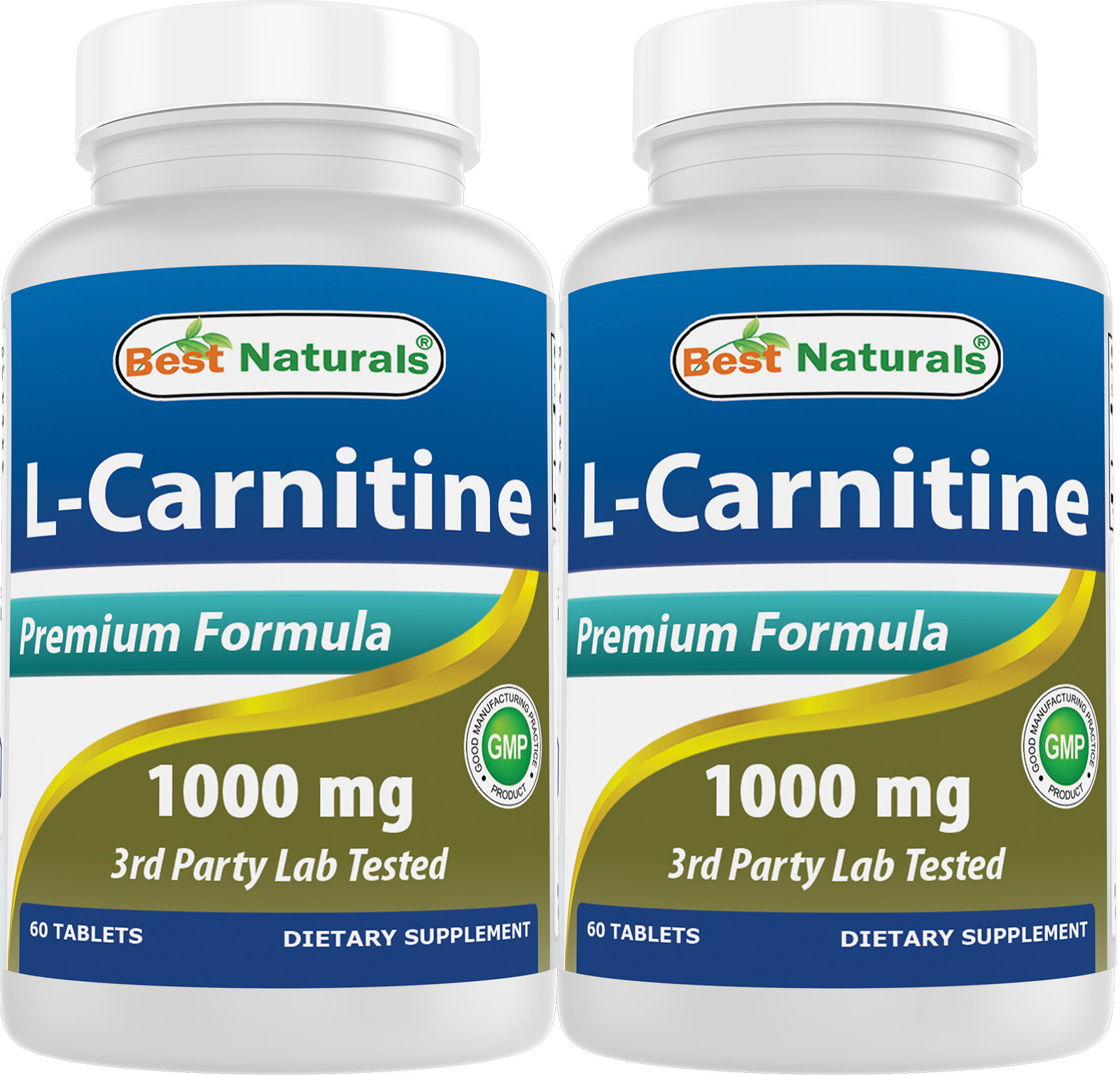 L-Carnitine 1000mg - 60 Tablets by Best Naturals