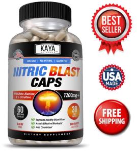 Nitric Blast L-Arginine Pre-Workout Booster 60ct