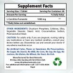 L-Carnitine 1000mg - 60 Tablets by Best Naturals