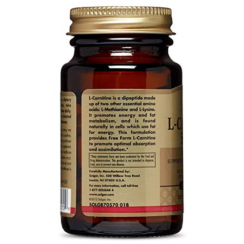 Solgar L-Carnitine 500 mg Tablets - 30 Count