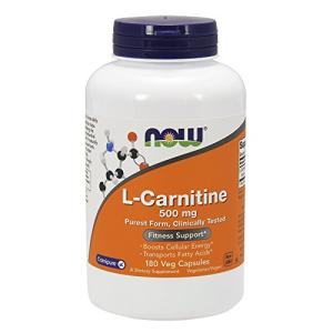 Now Foods L-Carnitine 500 mg, 180 Veg Capsules