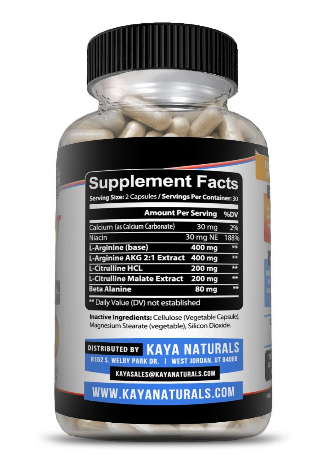 Nitric Blast L-Arginine Pre-Workout Booster 60ct