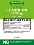 Nature's Truth L-Carnitine 1000mg 60 Capsules