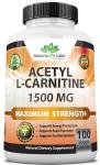 High Potency Acetyl L-Carnitine 1,500 mg Capsules