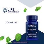 Life Extension L-Carnitine 500 mg Capsules, 30 Count