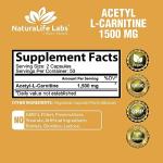 High Potency Acetyl L-Carnitine 1,500 mg Capsules
