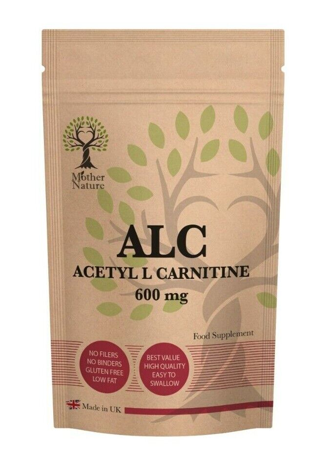 High Strength Acetyl L-Carnitine 600mg Vegan Capsules