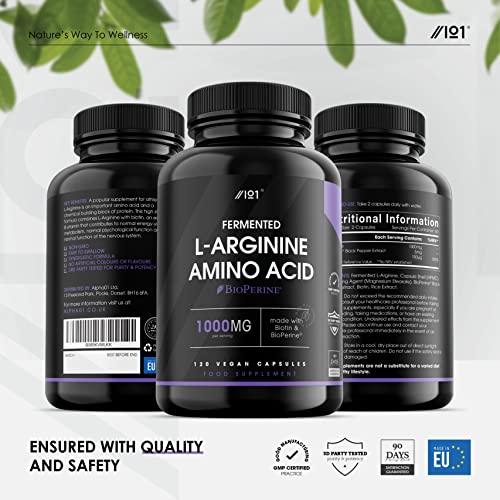 Fermented L-Arginine with BioPerine & Biotin 1000mg