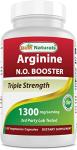 Best Naturals L-Arginine Triple Strength 1300 mg 120 Veg Caps