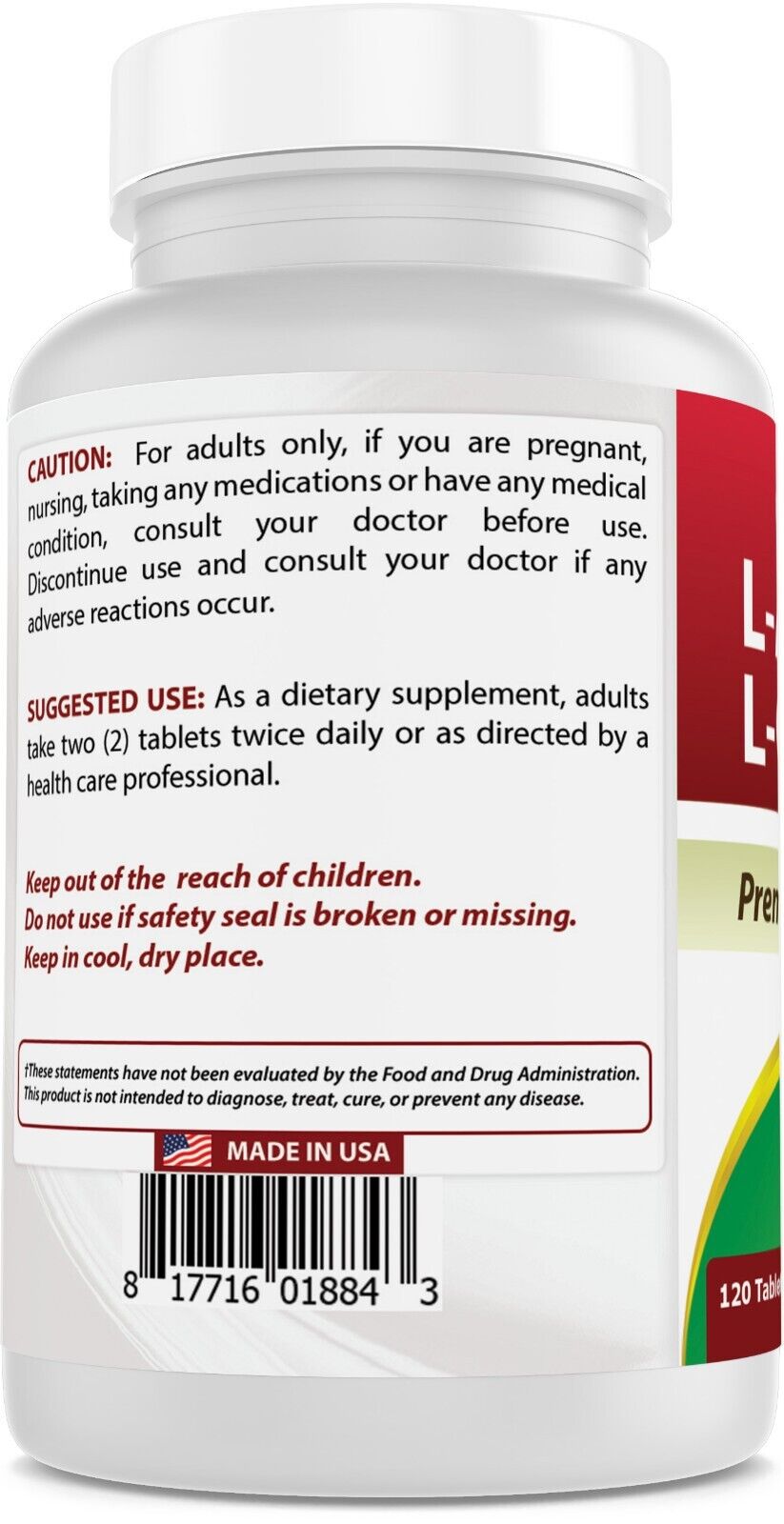 Best Naturals L-Arginine & L-Ornithine 1000mg