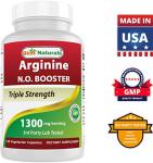 Best Naturals L-Arginine Triple Strength 1300 mg 120 Veg Caps