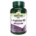 Natures Aid 750mg L-Arginine Tablets, 90 Count