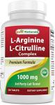 L-Arginine L-Citrulline Complex 1000 mg, 250 Tablets