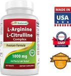 L-Arginine L-Citrulline Complex 1000 mg, 250 Tablets