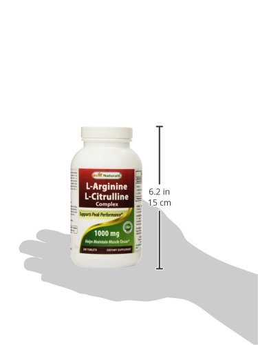 L-Arginine L-Citrulline Complex 1000 mg, 250 Tablets