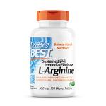 Doctor's Best L-Arginine 500 mg Tablets, 120 Count
