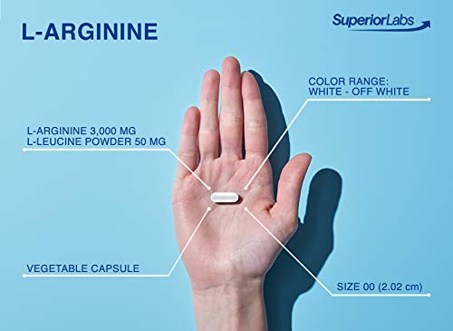Superior Labs Pure L-Arginine 3,000mg - 150 Veg Caps