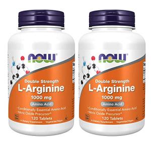 Now Foods L-Arginine 1000mg, 2-Pack Tablets