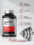 L-Arginine 4000mg - Maximum Strength Nitric Oxide
