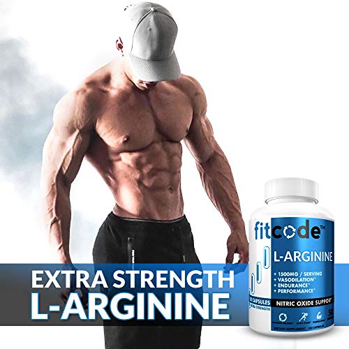 Fitcode Extra Strength L-Arginine Nitric Oxide Capsules